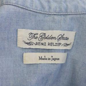 REMI RELIEF アパルトモン取り扱い 20AW シャツワンピース 長袖 F ライトブルー