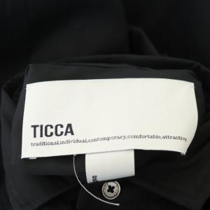 TICCA スクエアビックロングシャツ F ブラック