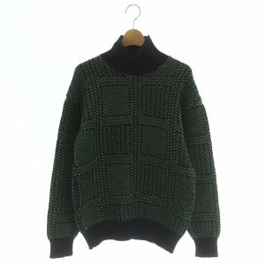 AURALEE HARD TWIST MERINO JACQUARD KNIT TURTLENECK P/O 長袖