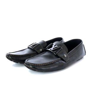 モンテカルロドライビングシューズ レザー 6 黒