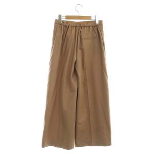 Theory 20AW Light Saxony 2 Crop Pull On J ワイドクロップドパンツ ベージュ