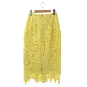 CELFORD 20SS スズランレーススカート 34 イエロー