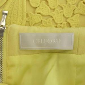 CELFORD 20SS スズランレーススカート 34 イエロー