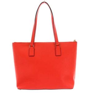 kate spade new york トートバッグ ハンドバッグ ショルダー ゴールド金具 レザー レッド