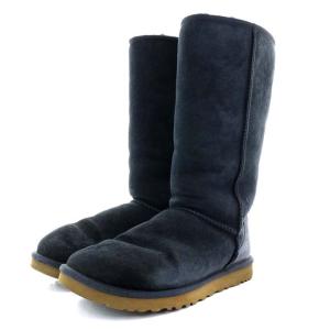 UGG australia CLASSIC TALL ムートンブーツ ロングブーツ 25.0cm ブルー