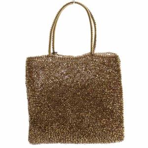 ANTEPRIMA ワイヤートートバッグ PVC ゴールド色 BGS046057