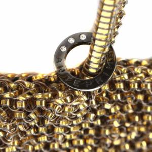 ANTEPRIMA ワイヤートートバッグ PVC ゴールド色 BGS046057