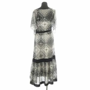 Diagram GRACE CONTINENTAL 21SS バンダナバイカラーワンピース 38 ブラック