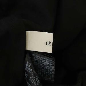 IENA 21AW エンブロイダリードットイージーパンツ 38 ブラック