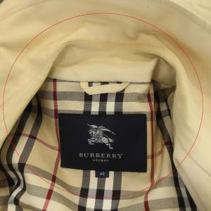 BURBERRY トレンチコート ノバチェック柄裏地 40 ベージュ