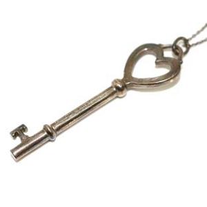 TIFFANY&Co. ハートキーモチーフ ネックレス ペンダント 鍵 SV シルバー