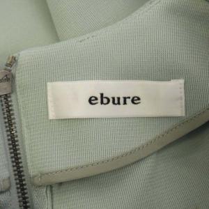 ebure ダブルラッセルクルーネックプルオーバー 38 ミントグリーン