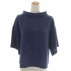 ADORE セットアップ ボウタイプルオーバーブラウス ワイドパンツ 38 ネイビー