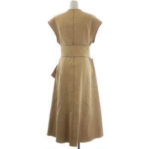 ADORE ジレ ベスト ロング ベルト付き ベージュ