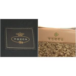 TOCCA GUIMAUVE FUR ハンドバッグ ショルダーバッグ 2way ボア ブラウン