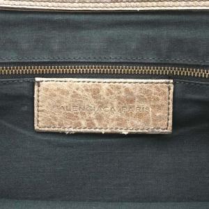 BALENCIAGA ザ ミッドアフタヌーン トートバッグ ハンド レザー 茶