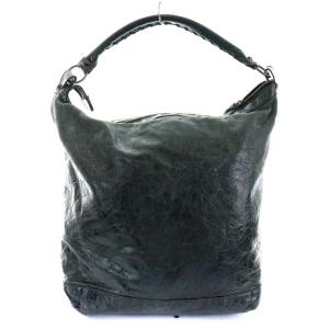 BALENCIAGA ザ デイ ワンショルダーバッグ レザー カーキ