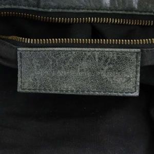 BALENCIAGA ザ デイ ワンショルダーバッグ レザー カーキ