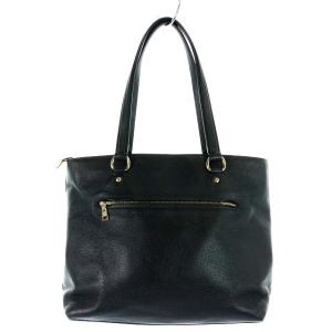 COACH ペブルドレザー ベイ ハンドバッグ ブラック