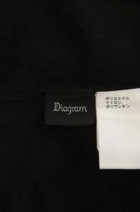 Diagram GRACE CONTINENTAL 20AW ワンピース ニット 36 ブラック