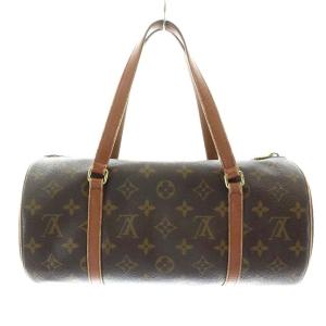 LOUIS VUITTON M51385 モノグラム パピヨン30 ハンドバッグ ブラウン