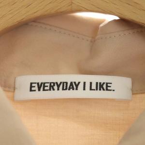EVERYDAY I LIKE 21SS ワイドシャツ ドロップショルダー オーバーサイズ ベージュ