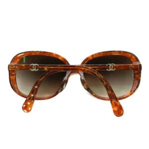 CHANEL ココマークべっ甲柄サングラス ブラウン