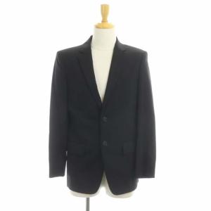 GIVENCHY ウール2Bセットアップスーツ 上下 テーラードジャケット 総裏地 パンツ 46 ブラック