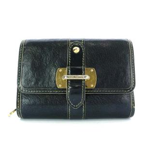 ルソンプテュ ノワール スハリ 財布 二つ折り レザー ブラック M95853