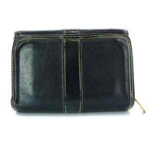 LOUIS VUITTON ルソンプテュ ノワール スハリ 財布 二つ折り レザー ブラック M95853