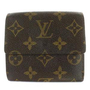 LOUIS VUITTON モノグラム ポルトフォイユ エリーズ 財布 二つ折り 茶 M61654