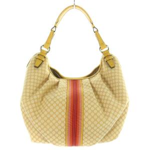 CELINE ミニマカダムワンショルダーバッグ イエロー