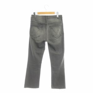 MOTHER INSIDER CROP STEP FRAY デニムパンツ 27 グレー