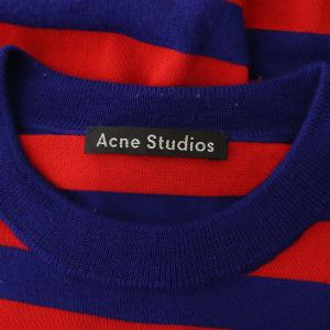 Acne Studios ボーダーニットセーター XS レッド