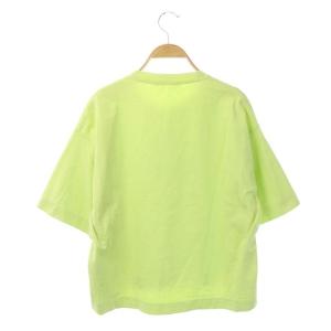 Acne Studios 五分袖ロゴTシャツ XS ライムグリーン