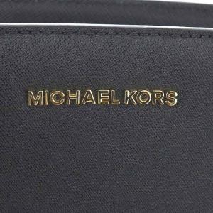 MICHAEL KORS 35H8GLMM6L SELMA MD MESSENGER ショルダーバッグ レザー ブラック