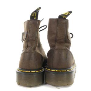 Dr.Martens ブーツ ショート 6ホール レザー レースアップ 23cm ブラウン