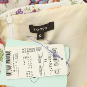 TOCCA MADININA ドレスワンピース フレンチスリーブ 0 マルチカラー