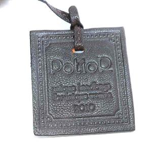 POTIOR トートバッグ ハンドバッグ ファー スウェード ブラウン