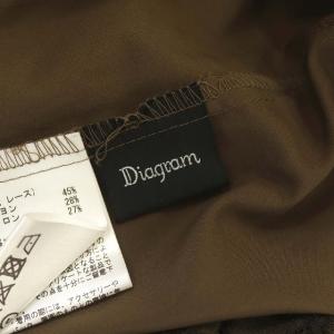 Diagram GRACE CONTINENTAL 20AW レースマーメイドスカート 38 カーキブラウン