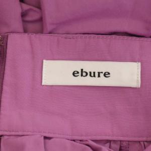 ebure ギャザーフレアスカート 36 ピンク