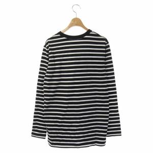 Deuxieme Classe 21AW COCO Stripe Tシャツ No5 ブラック