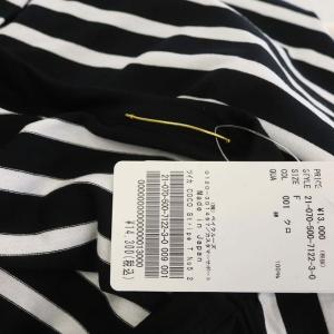 Deuxieme Classe 21AW COCO Stripe Tシャツ No5 ブラック