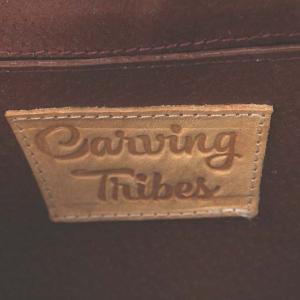 CARVING TRIBES ソル SOL クラッチバッグ ショルダーバッグ 2way 総柄 チェーン レザー レンガ ボルドー