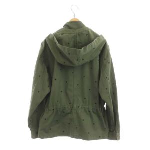 GRACE CONTINENTAL 刺繍アーミージャケット 38 カーキグリーン