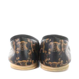 CELINE バレエシューズ マカダム柄 トリオンフ 37 ブラック系