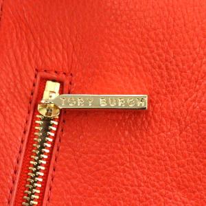 TORY BURCH チェーンショルダーバッグ クラッチバッグ 2way レザー 牛革 ゴールド金具 レッド
