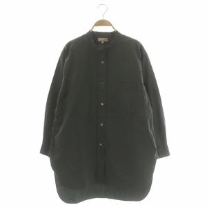 20SS MATT COTTON POPLIN バンドカラーシャツ 1 カーキ