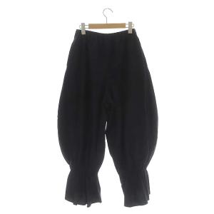 ENFOLD パンツ フリルバルーン 38 ブラック