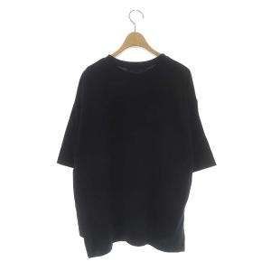 ENFOLD 20AW アシメBOXTシャツ 38 ブラック